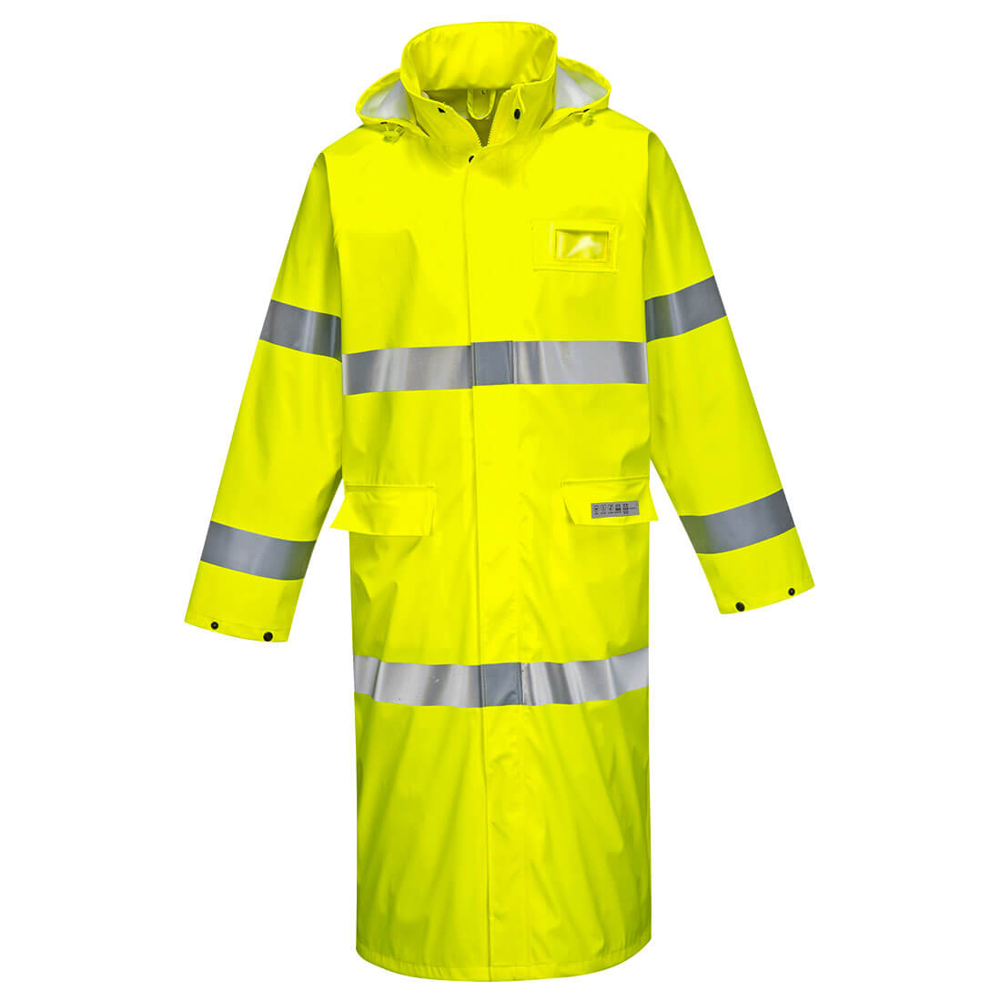 Portwest Sealtex Flame Hi-Vis FR Coat 50″ - Yellow - FR44 S - Overlook Boots