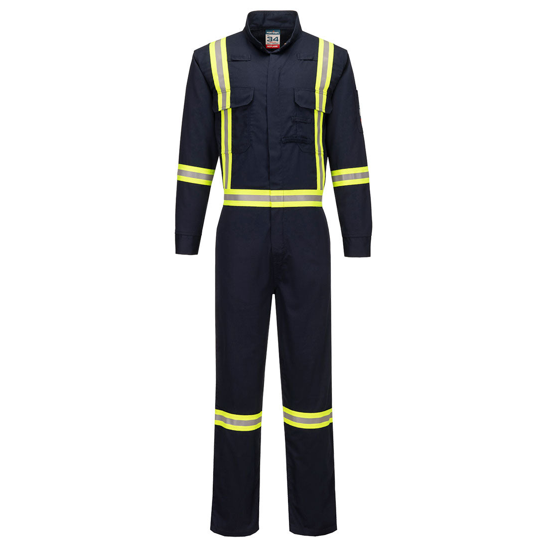 Portwest Bizflame 88/12 X Back 2” Iona Xtra FR Coverall - Navy Tall - FR511 36 - Overlook Boots