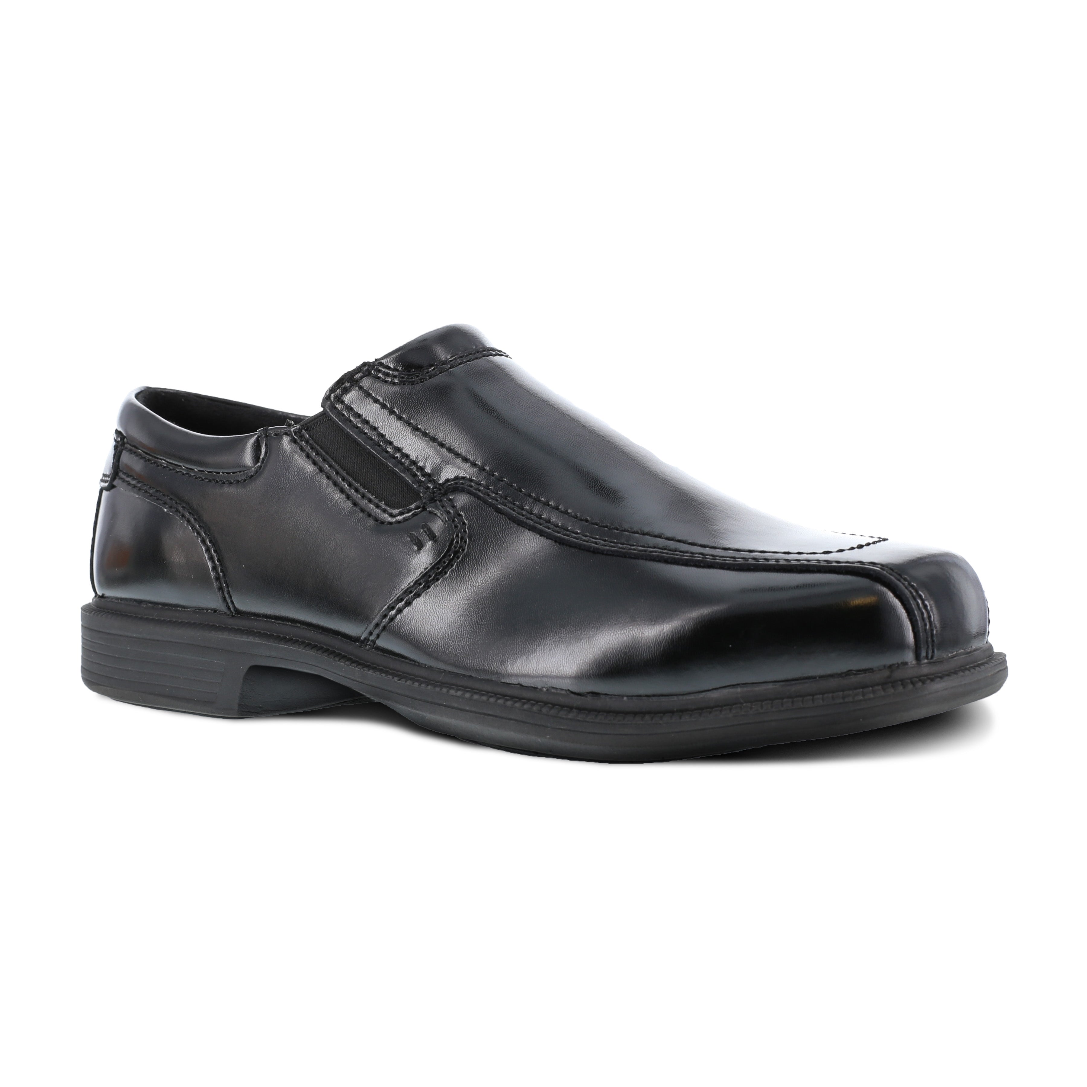 Florsheim Men's Coronis Steel Toe Slip On Oxford Work Shoe - Black - FS2005 7 / Medium / Black - Overlook Boots