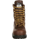 Georgia Men's Lace To Toe 8" Steel Toe Waterproof Work Boot- Chocolate- G8341 - Overlook Boots