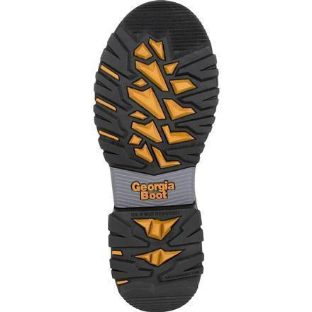 Georgia Men's Rumbler 10" Composite Toe Waterproof Pull-On Work Boot-Brown- GB00286 - Overlook Boots