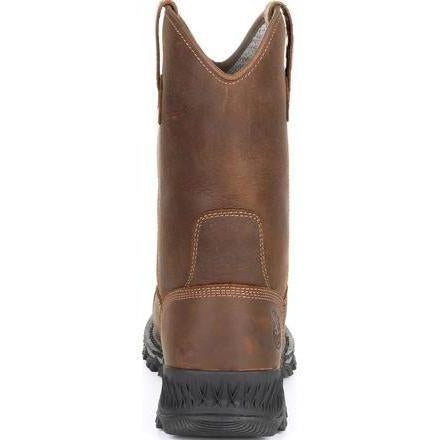 Georgia Men's Rumbler 10" Composite Toe Waterproof Pull-On Work Boot-Brown- GB00286 - Overlook Boots