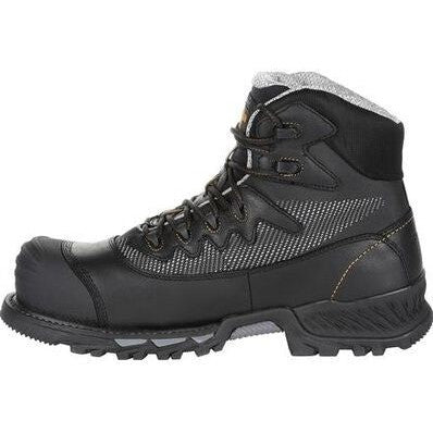 Georgia Men's Rumbler 6" Composite Toe Waterproof Hiker Work Boot- Black- GB00311 - Overlook Boots