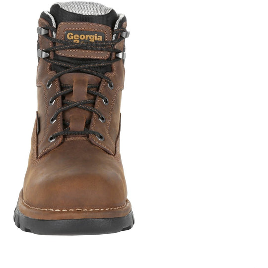 Georgia Men's Eagle One 6" Steel Toe Waterproof Work Boot - Brown - GB00313 - Overlook Boots