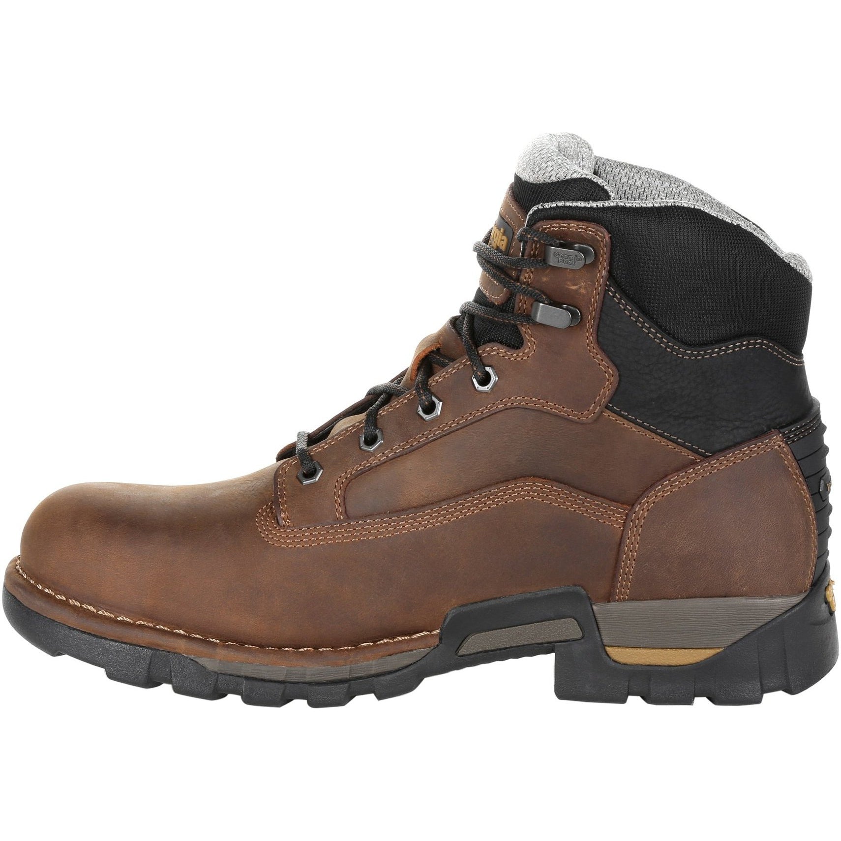 Georgia Men's Eagle One 6" Steel Toe Waterproof Work Boot - Brown - GB00313 - Overlook Boots