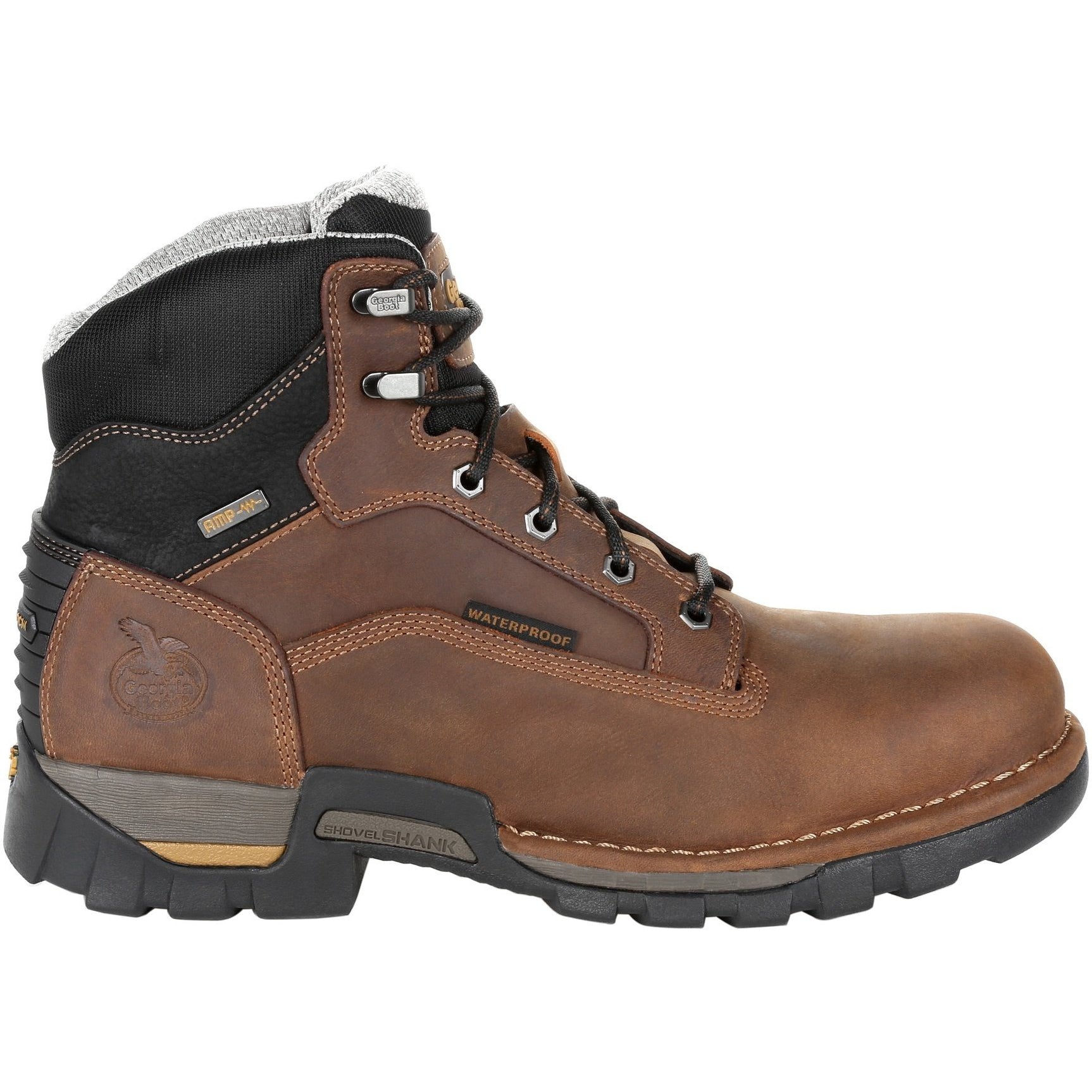 Georgia Men's Eagle One 6" Steel Toe Waterproof Work Boot - Brown - GB00313 - Overlook Boots