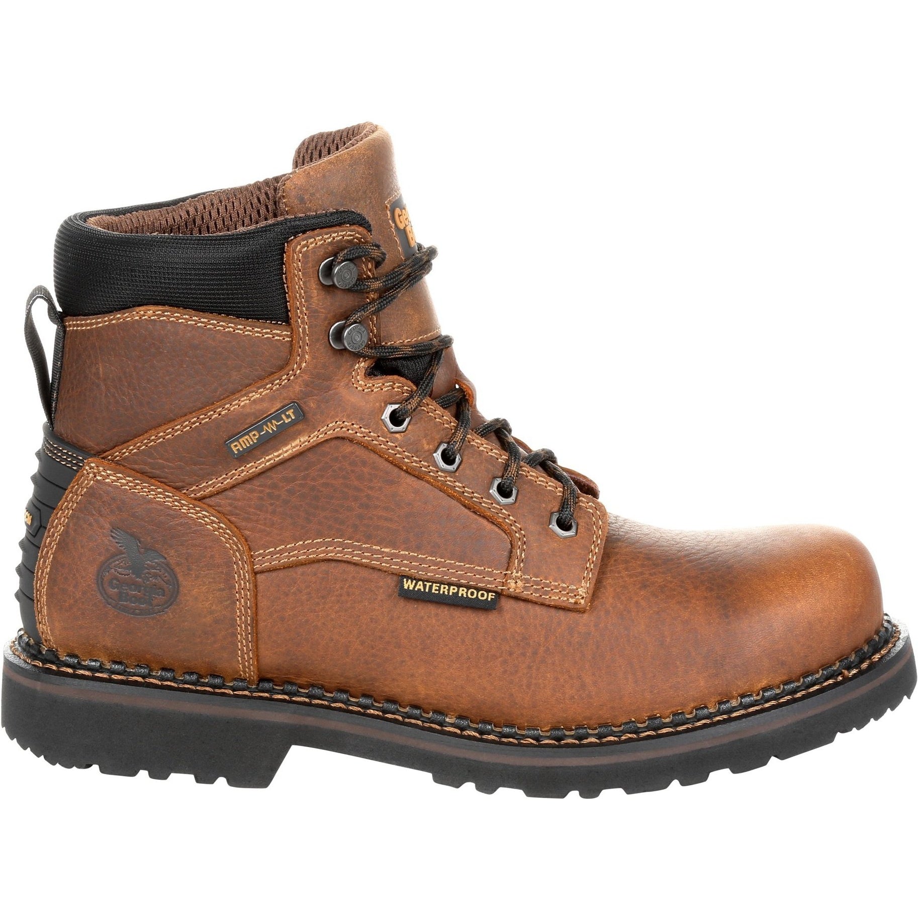Georgia Men's Giant Revamp 6" Waterproof Work Boot - Brown - GB00316 - Overlook Boots