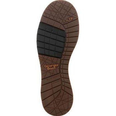 Georgia Men's Amped Lightweight Wedge Soft Toe Chelsea Work Boot - Brown - GB00346 - Overlook Boots