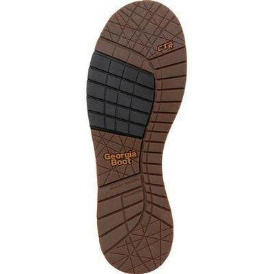 Georgia Men's Amped Lightweight Wedge Soft Toe Waterproof Work Boot - Brown - GB00350 - Overlook Boots