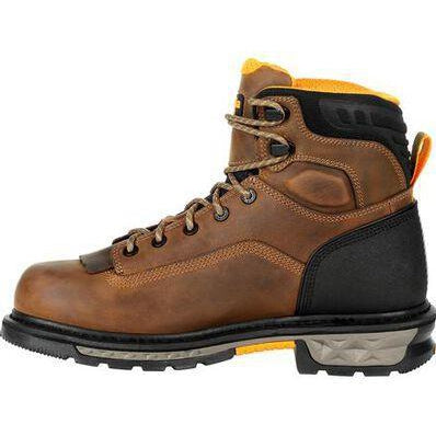 Georgia Men's LTX 6" Composite Toe Waterproof Carbo-Tec Work Boot- Brown - GB00391 - Overlook Boots