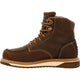 Georgia Men's Amped Lightweight Wedge 6" Soft Toe Waterproof Work Boot - Brown - GB00429 - Overlook Boots