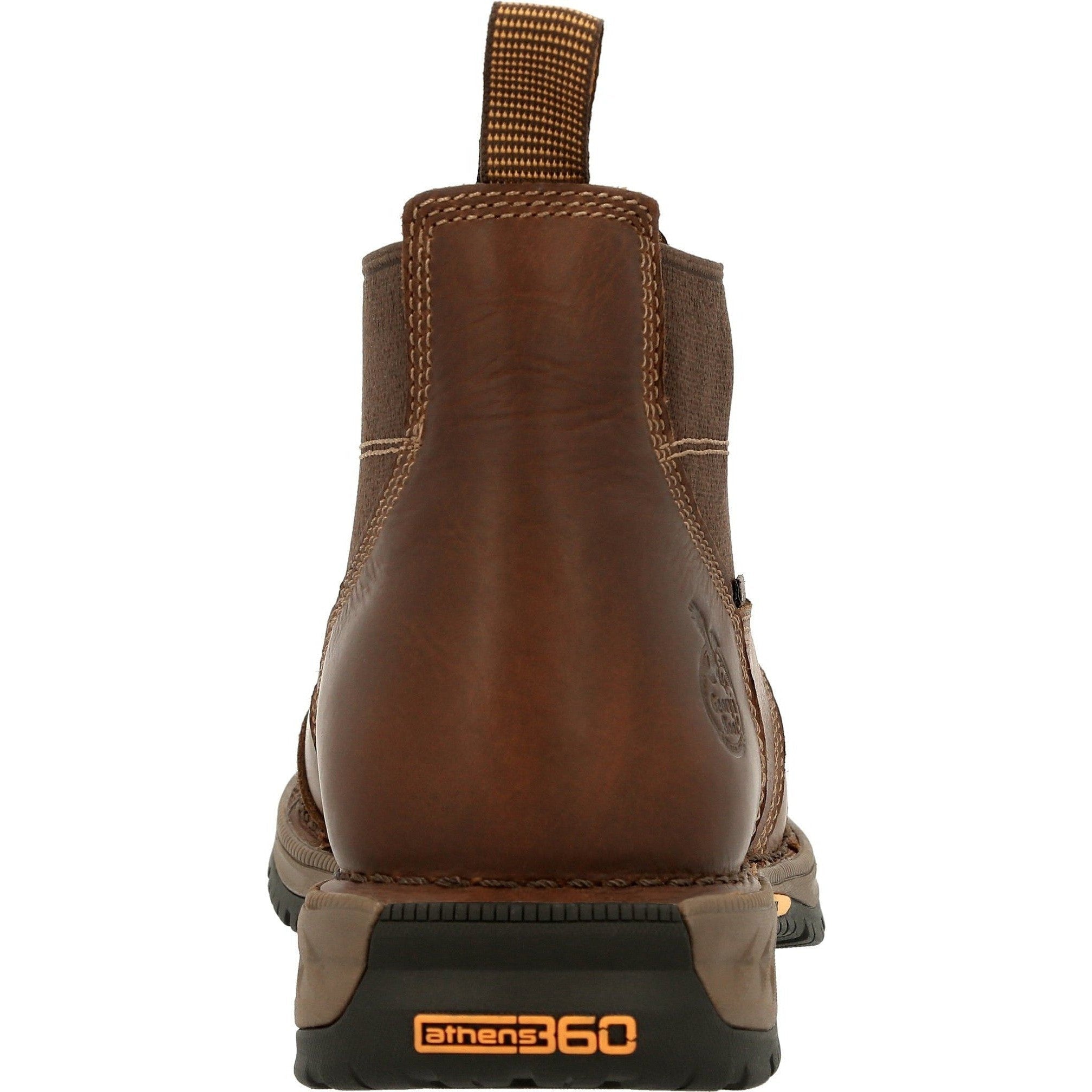 Georgia Men's Athens 360 5" Steel Toe Waterproof Work Boot - Brown - GB00440 - Overlook Boots