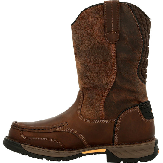Georgia Men's Athens 360 11" Soft Toe Waterproof Work Boot - Brown - GB00441 - Overlook Boots