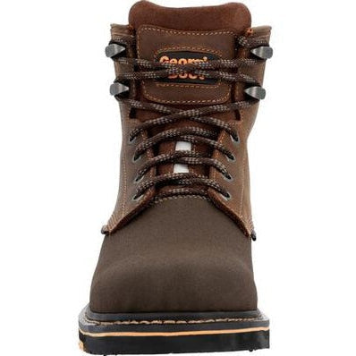Georgia Men's Amp Lt Power 6" Wedge Composite Toe Work Boot -Brown- GB00519 - Overlook Boots