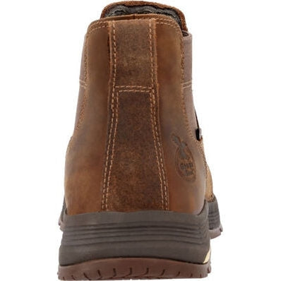 Georgia Men's Athens Superlyte Waterproof Chelsea Work Boot -Brown- GB00548 - Overlook Boots