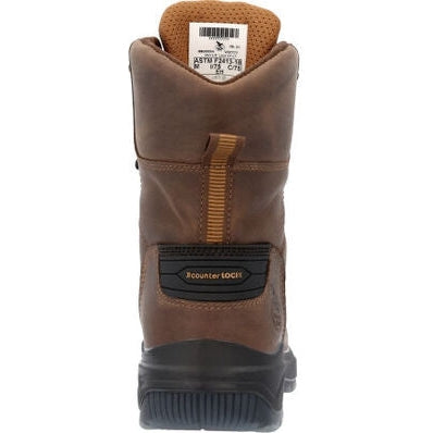 Georgia Men's Flxpoint Ultra 8" Waterproof Composite Toe Work Boot -Brown- GB00554 - Overlook Boots