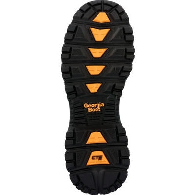 Georgia Men's TBD 11" Soft Toe Waterproof Wellington Pull On Work Boot -Brown- GB00598 - Overlook Boots