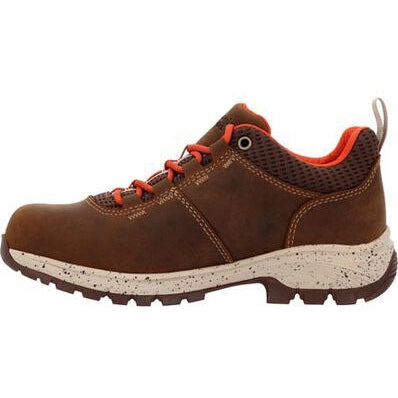 Georgia Women's Eagle Trail 3" Soft Toe Waterproof Work Boot -Brown- GB00602 - Overlook Boots