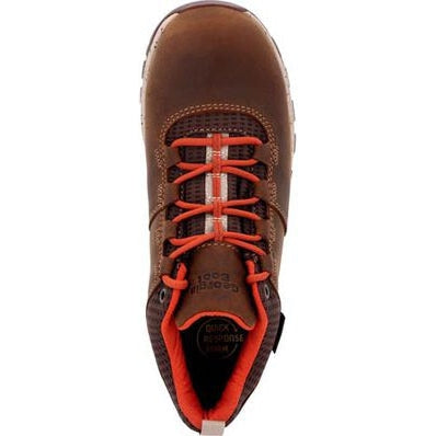 Georgia Women's Eagle Trail 3" Soft Toe Waterproof Work Boot -Brown- GB00602 - Overlook Boots