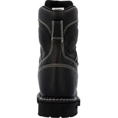 Georgia Men's USA Logger 8" Soft Toe Waterproof Work Boot -Black- GB00603 - Overlook Boots