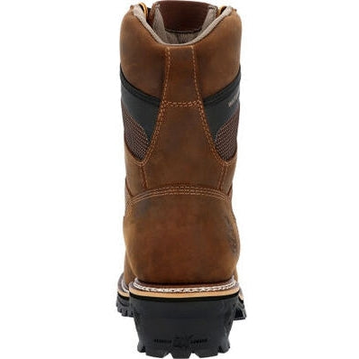 Georgia Men's Ltx Logger 9" Soft Toe Waterproof Work Boot -Horse- GB00616 - Overlook Boots
