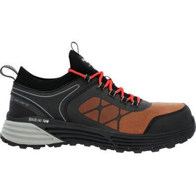 Georgia Men's Durablend Sport 3" Soft Toe Waterproof Work Shoe -Black- GB00627 8 / Medium / Brown - Overlook Boots