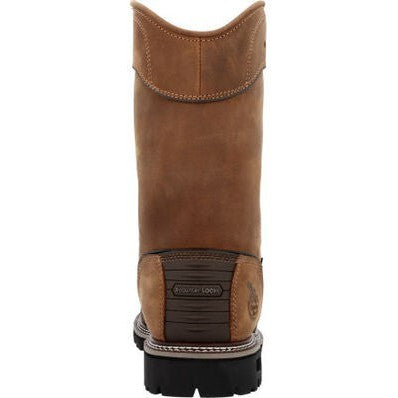 Georgia Men's Brute 11" Composite Toe Waterproof MG Work Boot- Brown- GB00644 - Overlook Boots