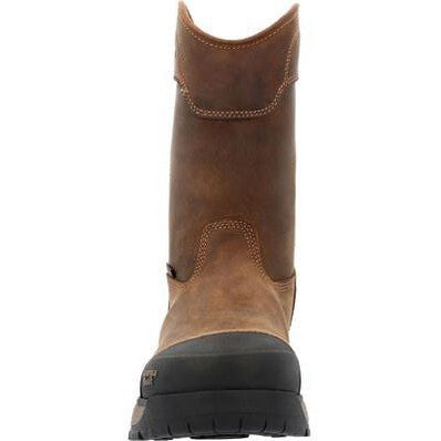 Georgia Men's Durablend Edge 10" Alloy Toe Waterproof Work Boot -Brown- GB00664 - Overlook Boots