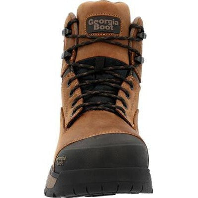 Georgia Men's Durablend Edge 6" Alloy Toe Waterproof Work Boot -Brown- GB00679 - Overlook Boots
