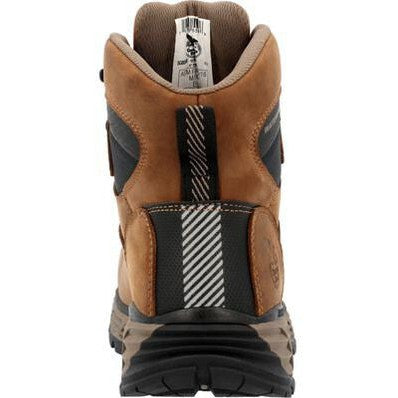 Georgia Men's Durablend Edge 6" Alloy Toe Waterproof Work Boot -Brown- GB00679 - Overlook Boots
