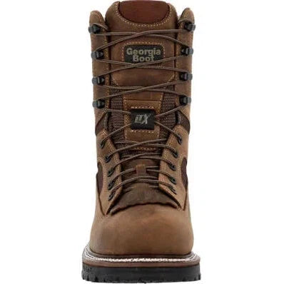 Georgia Men's Logger LTX 9" Composite Toe Waterproof 400G Work Boot -Brown- GB00681 - Overlook Boots