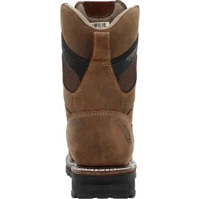 Georgia Men's Logger LTX 9" Composite Toe Waterproof 400G Work Boot -Brown- GB00681 - Overlook Boots