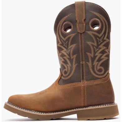 Georgia Men's Core 37 11" Soft Toe Waterproof Western Work Boot - Brown - GB00691 - Overlook Boots