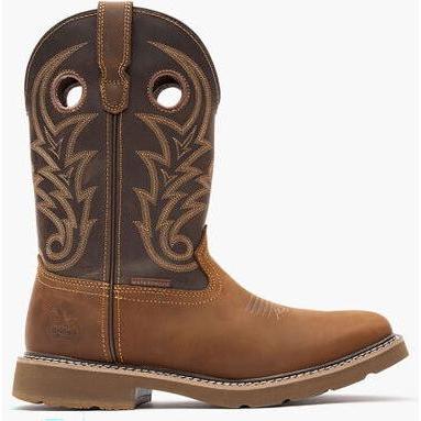 Georgia Men's Core 37 11" Soft Toe Waterproof Western Work Boot -Brown- GB00691 - Overlook Boots