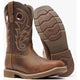 Georgia Men's Core 37 11" Steel Toe Waterproof Western Work Boot - Brown - GB00692 - Overlook Boots