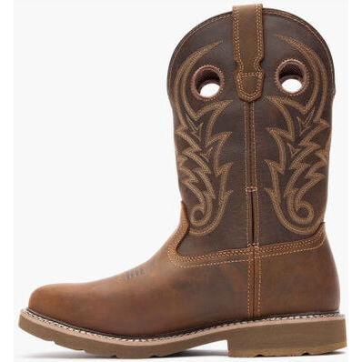 Georgia Men's Core 37 11" Steel Toe Waterproof Western Work Boot - Brown - GB00692 - Overlook Boots