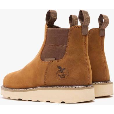 Georgia Men's Core 37 6" Soft Toe WP Chelsea Work Boot- Barracuda- GB00694 - Overlook Boots