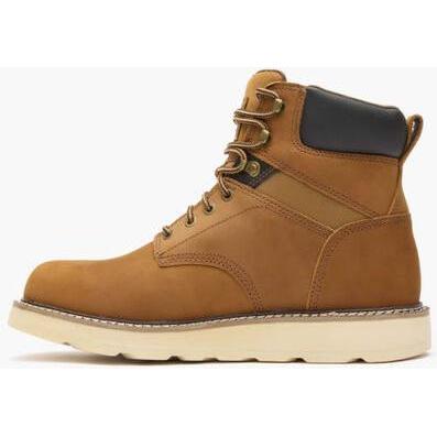 Georgia Men's Core 37 6" Steel Toe WP Wedge Work Boot- Gold- GB00695 - Overlook Boots