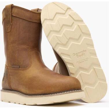 Georgia Men's Core 37 10" Steel Toe Waterproof Pull On Work Boot - Barracuda - GB00696 - Overlook Boots