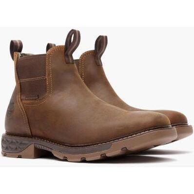 Georgia Men's Carbo Tec Flx 6" Waterproof Chelsea Work Boot - Brown - GB00700 - Overlook Boots