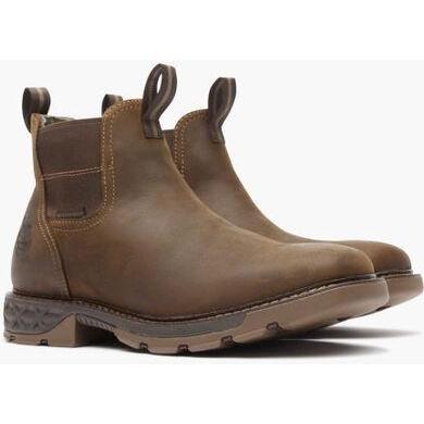 Georgia Men's Carbo Tec Flx 6" Alloy Toe Waterproof Chelsea Work Boot - Brown - GB00701 - Overlook Boots