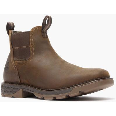 Georgia Men's Carbo Tec Flx 6" Alloy Toe Waterproof Chelsea Work Boot - Brown - GB00701 7 / Medium / Brown - Overlook Boots