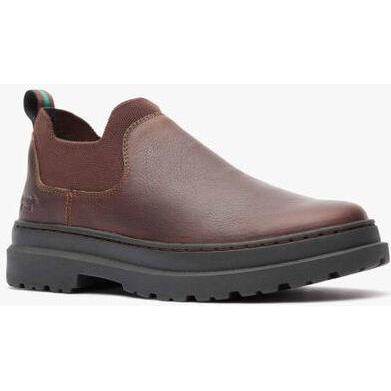 Georgia Men's Superlyte 5" Soft Toe Romeo Chelsea Work Shoe- Brown- GB00708 7 / Medium / Soggy Brown - Overlook Boots