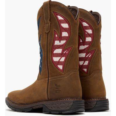 Georgia Men's Carbo Tec Flx 11" Square Toe Western Work Boot - Brown - GB00722 - Overlook Boots