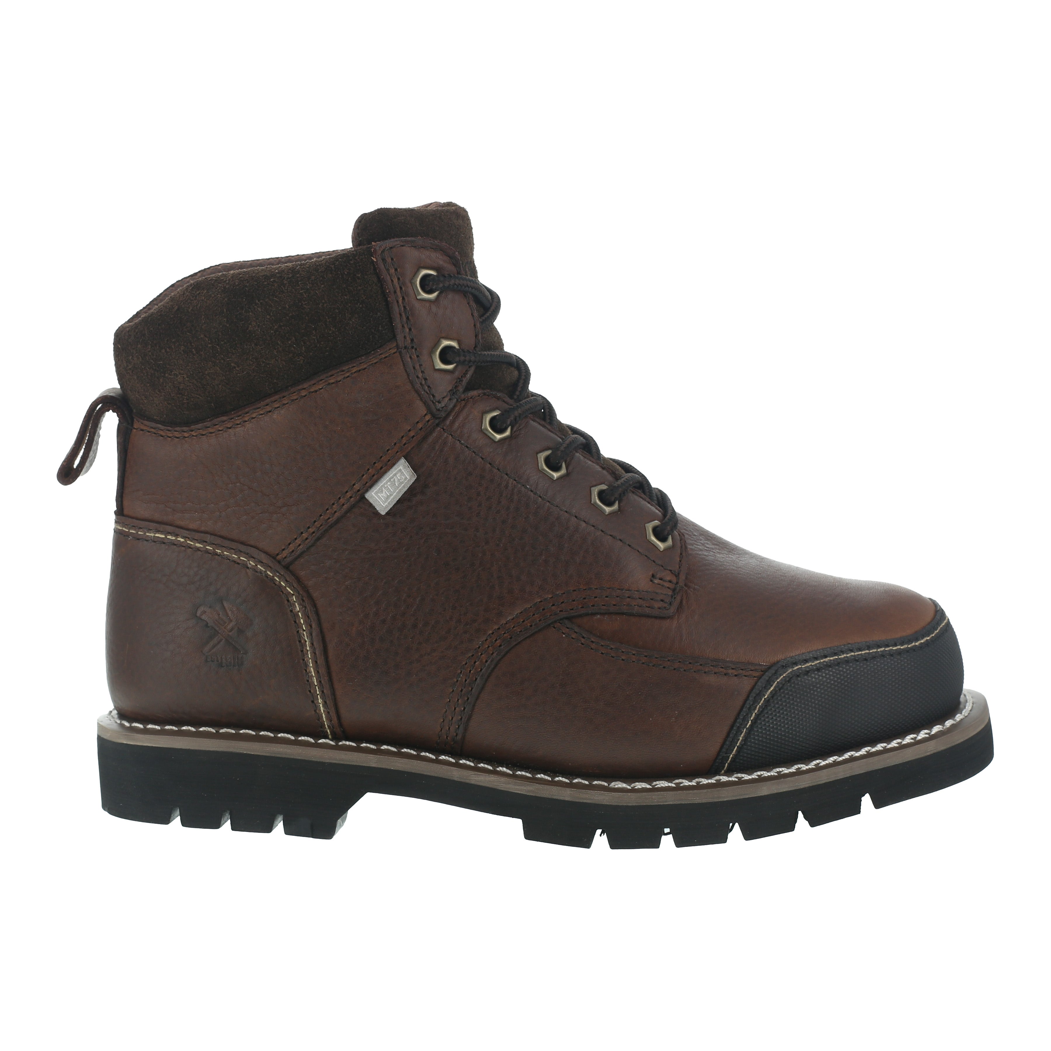 Iron Age Men's Dozer 6" Steel Toe Flex Met Guard Work Boot - Brown - IA0163 - Overlook Boots