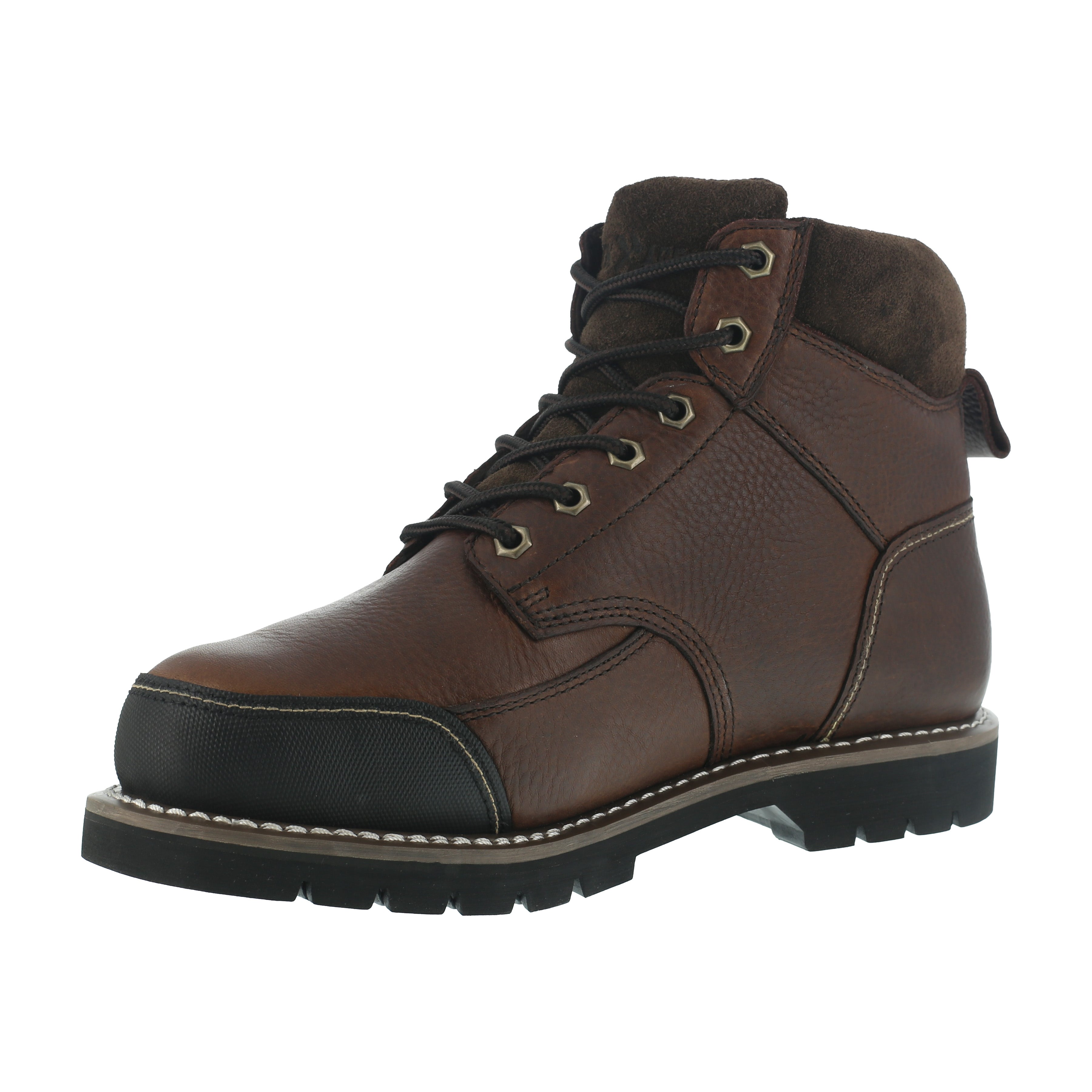 Iron Age Men's Dozer 6" Steel Toe Flex Met Guard Work Boot - Brown - IA0163 - Overlook Boots