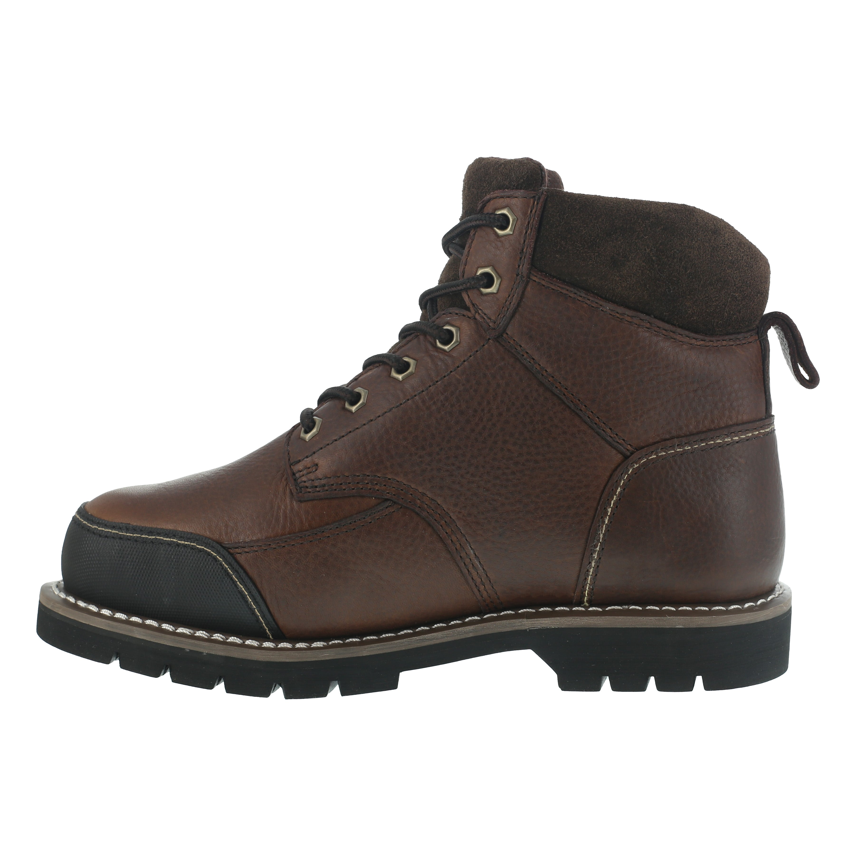 Iron Age Men's Dozer 6" Steel Toe Flex Met Guard Work Boot - Brown - IA0163 - Overlook Boots