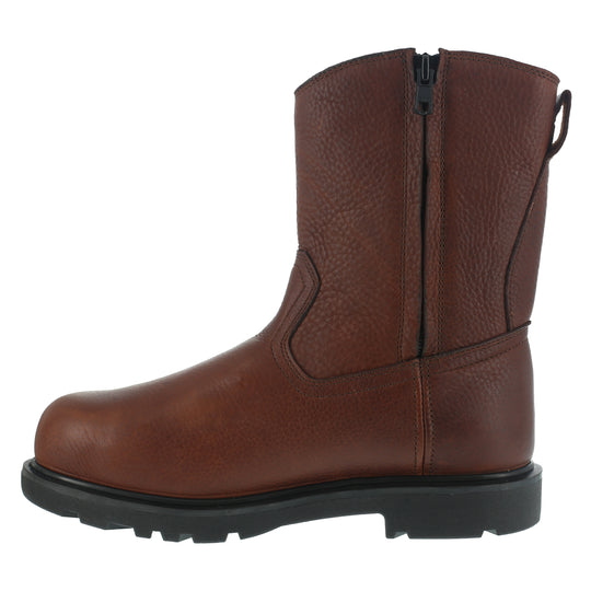Iron Age Men's Hauler 10" Composite Toe Met Guard Wellington Work Boot - Brown - IA0195 - Overlook Boots