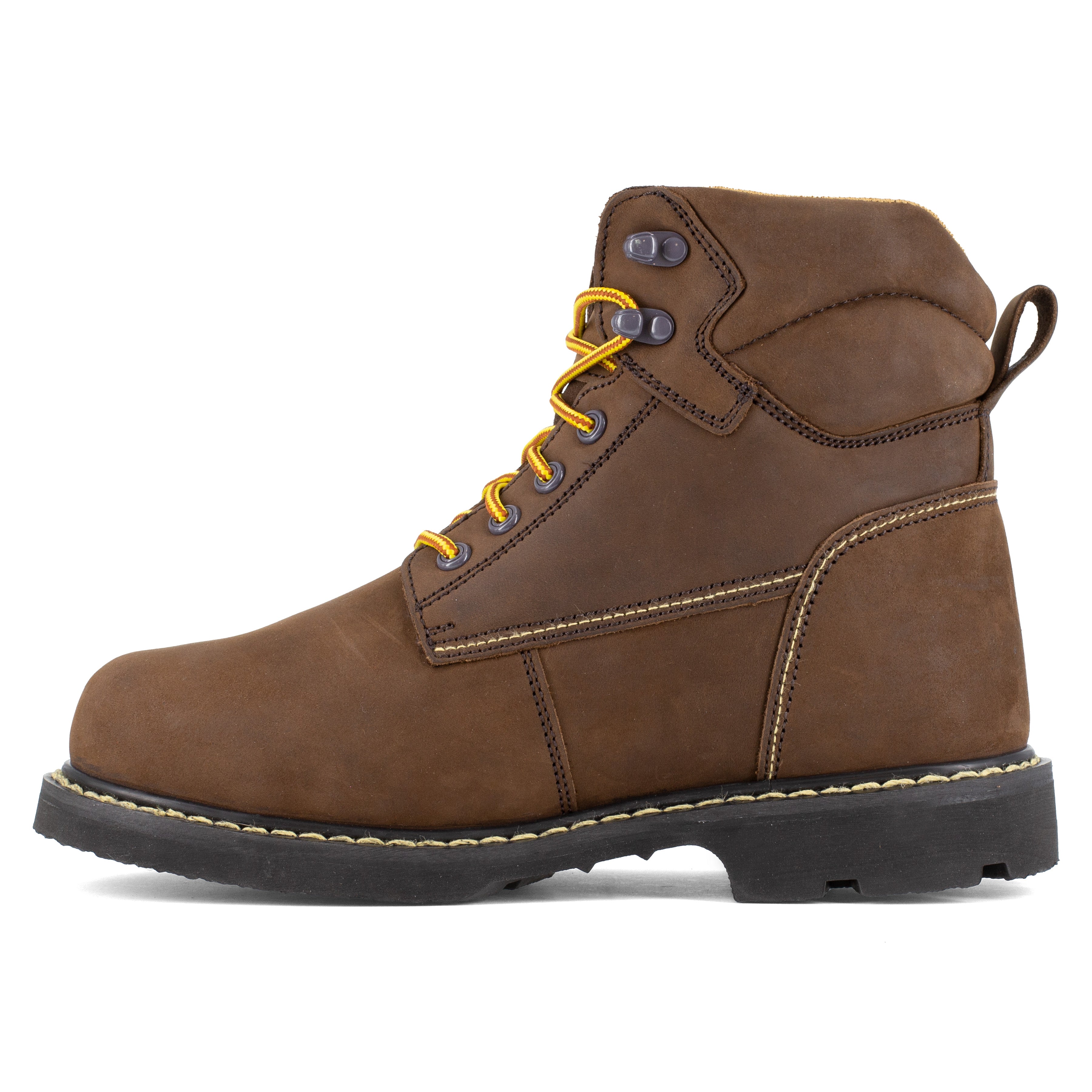 Iron Age Men's Groundbreaker 6" Steel Toe Work Boot - Brown - IA5014 - Overlook Boots