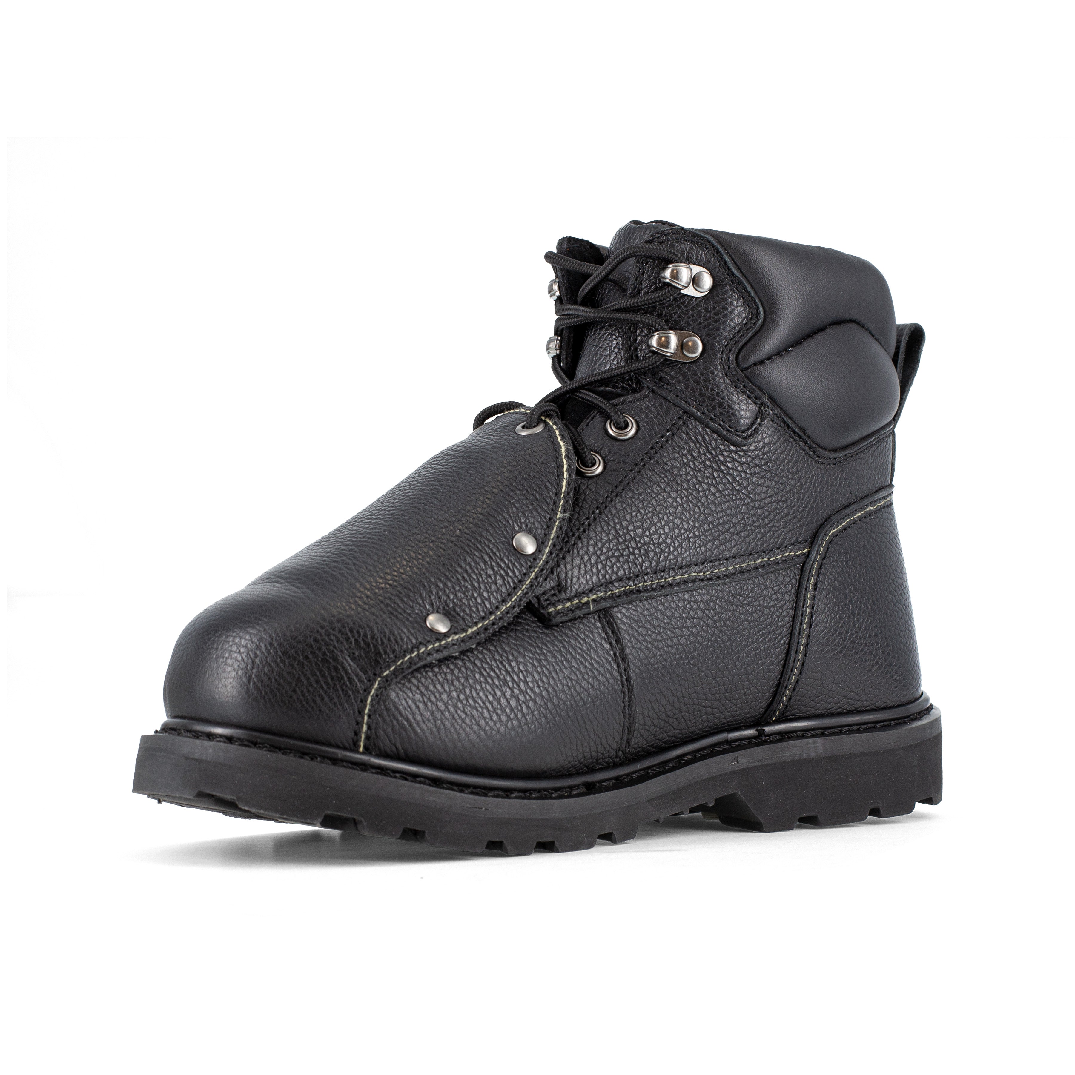 Iron Age Men's Groundbreaker 6" Steel Toe External Work Boot - Black - IA5016 - Overlook Boots